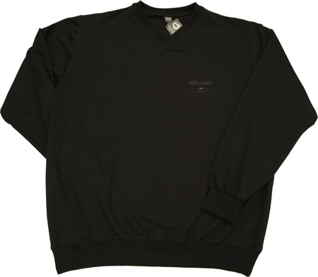 Duża Bluza w Szpic Milano Czarne