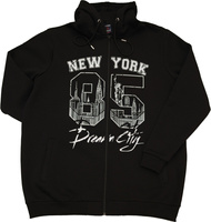 Duża Bluza z Kapturem 706 Czarna