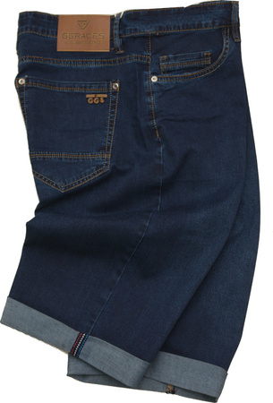 MARKOWE Duże Szorty Greaces Denim