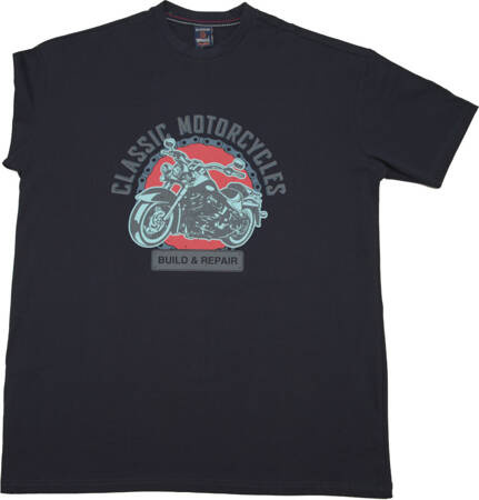 Duży T-shirt BH Build Granat