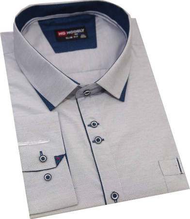 Duża Stylowa KOSZULA 166 Popiel