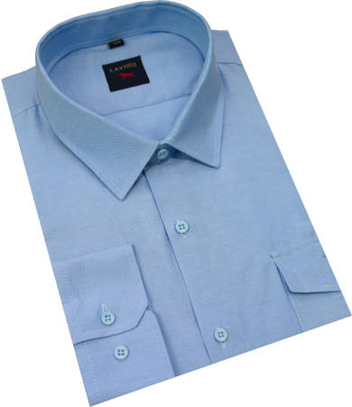 Duża Koszula Wizytowa DR LV293 Niebieska