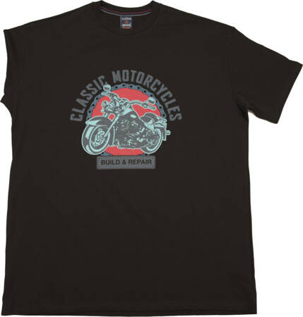 Duży T-shirt BH Build Czarny