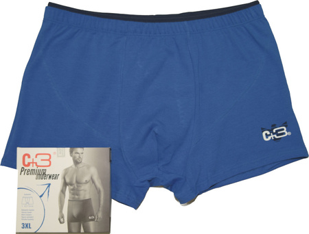 NADWYMIAROWE Bokserki 389 Modrak