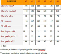 Duże Spodnie Wetta 843 Czerń