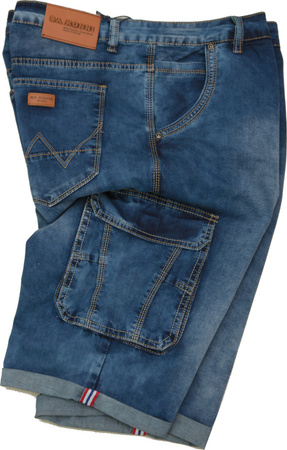 Duże Szorty, Bojówki Q860 Jeans