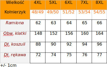 Duża Koszula DR MO875 Granat/C