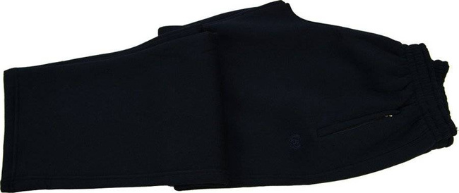 Ciepłe Spodnie Dresowe BH760 Granat