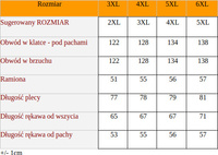 Duża Bluza Turecka Semall Błękit
