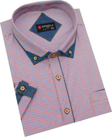 Duża Koszula męska 510 Czerwień