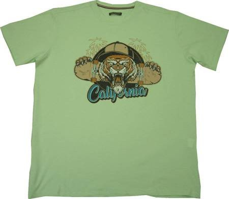 Duży T-shirt BH 7005 Seledyn