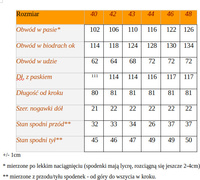 Duże Spodnie Jeans GEMELLO 7304 L30