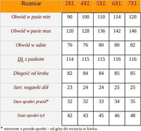 Duże Spodnie Dresowe BH7006 Grafit