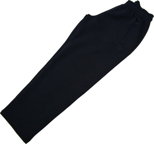 Ciepłe Spodnie Dresowe BH760 Granat