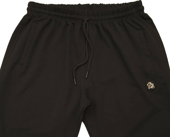 Ciepłe Spodnie Dresowe BH760 Czerń