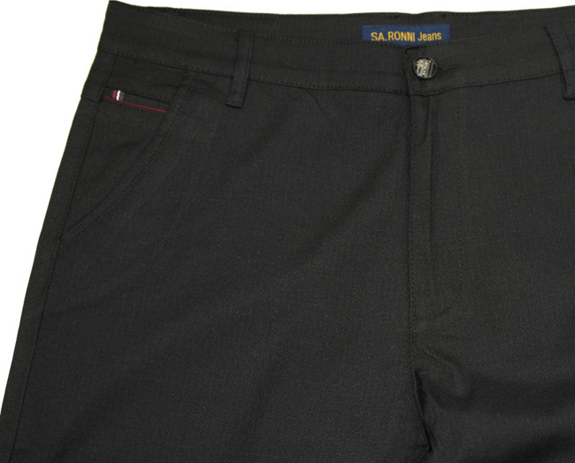 Duże Spodnie Chino VD605 Czarne