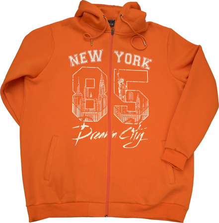 Duża Bluza z Kapturem 706 Orange