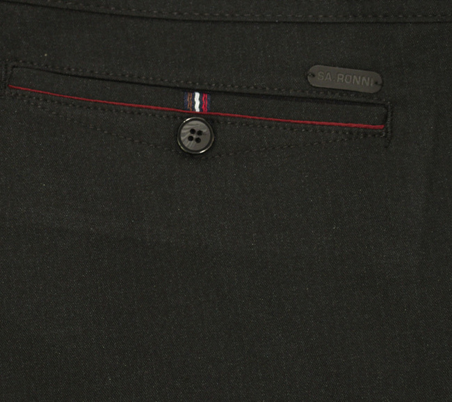 Duże Spodnie Chino VD605 Czarne