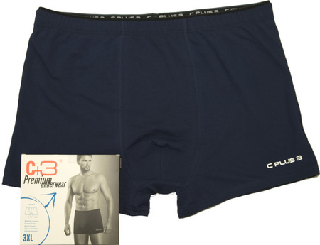 NADWYMIAROWE Bokserki 650 Granat