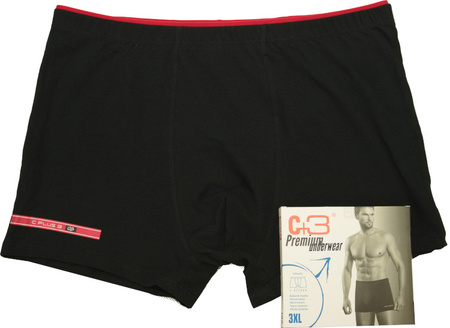 NADWYMIAROWE Bokserki 692 Czarne