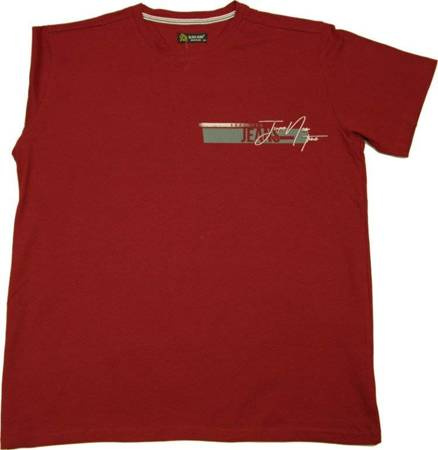 Duży T-shirt BH 7046 Bordo