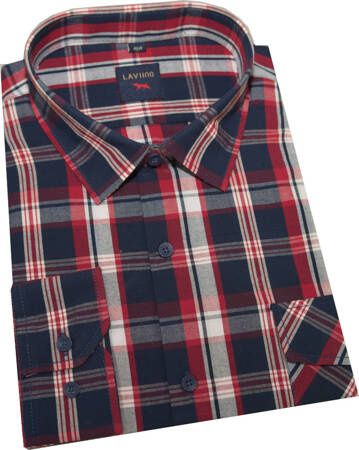 Duża Koszula męska LV252 Czerwień