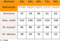 Duża Koszula męska 510 Brąz