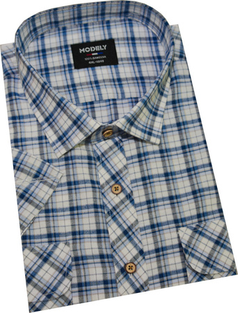 Duża Koszula Sportowa MO2502 Błękit