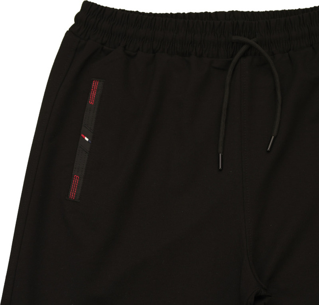 Duże Spodnie Dresowe Creative  Czarne