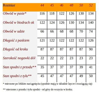 Duże Męskie Jeansy LS 41 Granat 