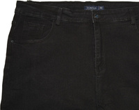 Duże Spodnie Jeans GEMELLO 7082 Czarne