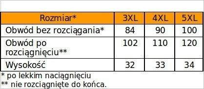 NADWYMIAROWE Bokserki 713 Czerń