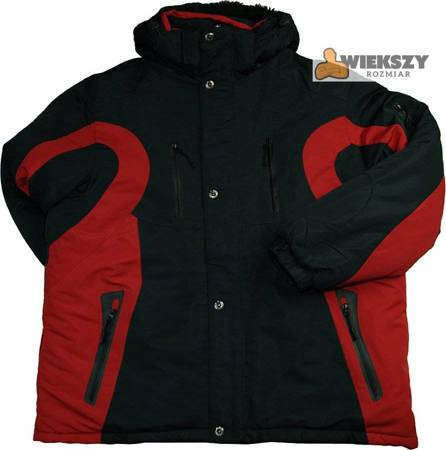 DUŻA Kurtka Zimowa 5038 Czarna/C
