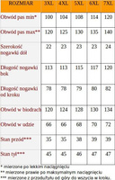 Duże Spodnie Dresowe WZ47 Czerń