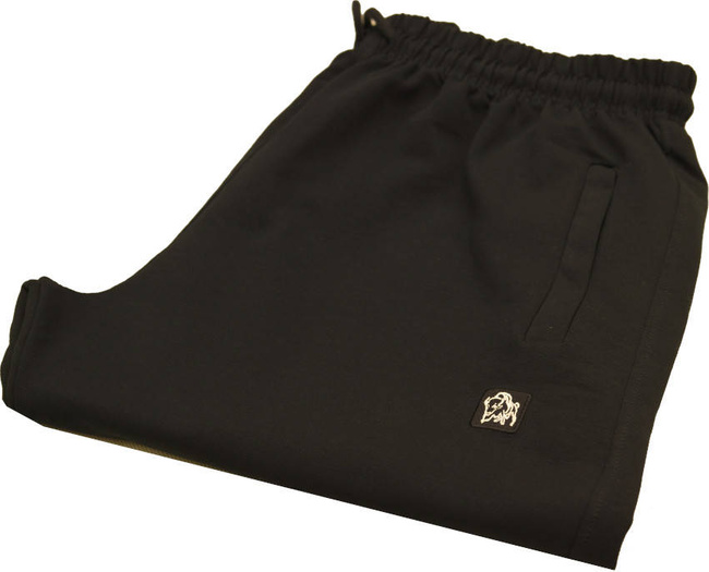 Ciepłe Spodnie Dresowe BH760 Czerń
