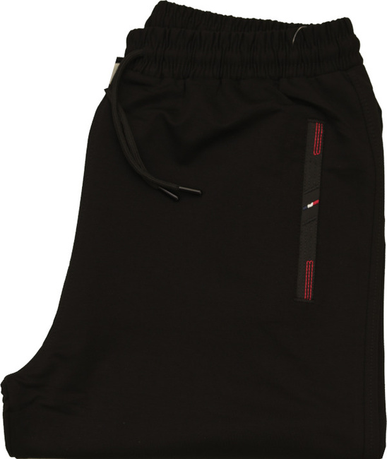 Duże Spodnie Dresowe Creative  Czarne