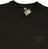 Duża Bluza w Szpic Milano Czarne