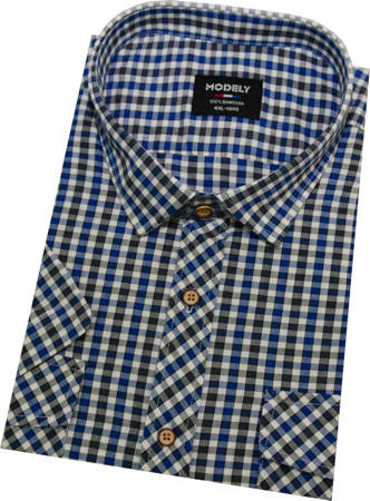 Duża Koszula męska MO859 Granat