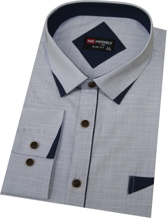 Duża Stylowa KOSZULA MO2428 Gołębi