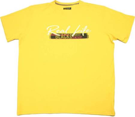 Duży T-shirt BH 7002 Żółty