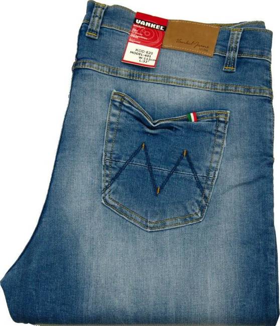 Duże Spodnie Jeans Vankel 620
