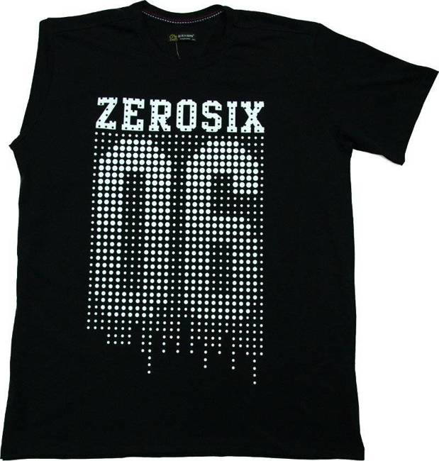 Duży T-shirt Męski BH7121 Czerń